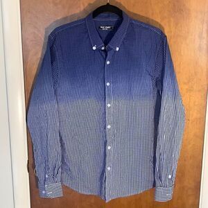 GUC Paul Jones blue ombré checkered dress shirt! Size M